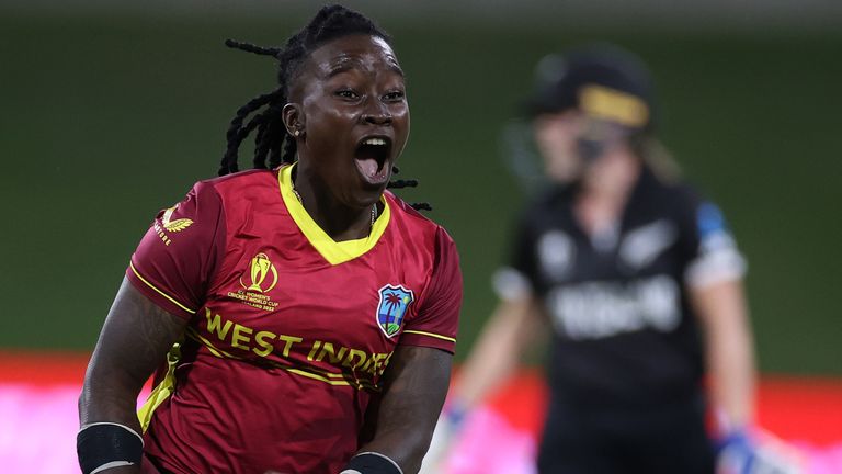 Deandra Dottin celebrates after Fran Jonas was fired
