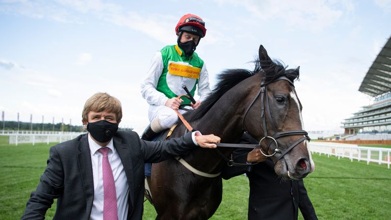 Coach William Muir spends his time with Beldriver trying to get the four-year-old back in shape.