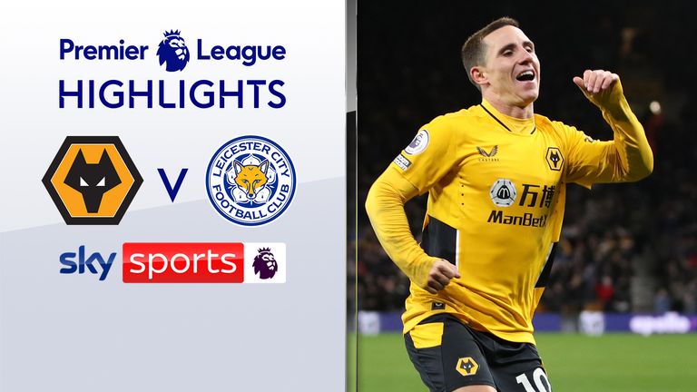 Highlights of the match between Wolverhampton and Leicester