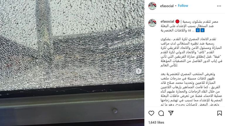 The Egyptian Football Association said its players - especially Mohamed Salah - were subjected to racist abuse by Senegal fans during a World Cup playoff match. 