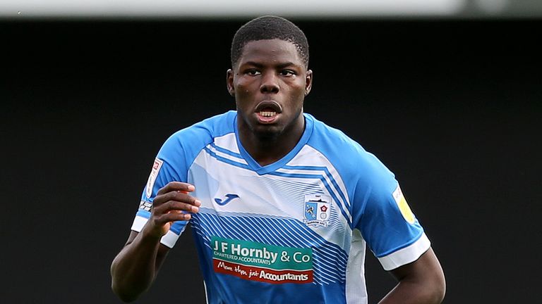 Yuan Zuma, pictured playing with Barrow in October 2020