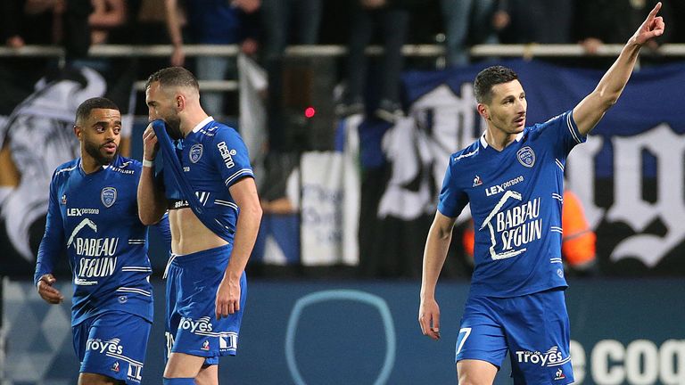 Yoann Tozgar scored his fourth Ligue 1 goal of the season