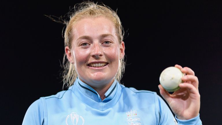 Sophie Ecclestone raised her wicket tally in this World Cup to 20 after scoring six times in the semi-final win over South Africa.